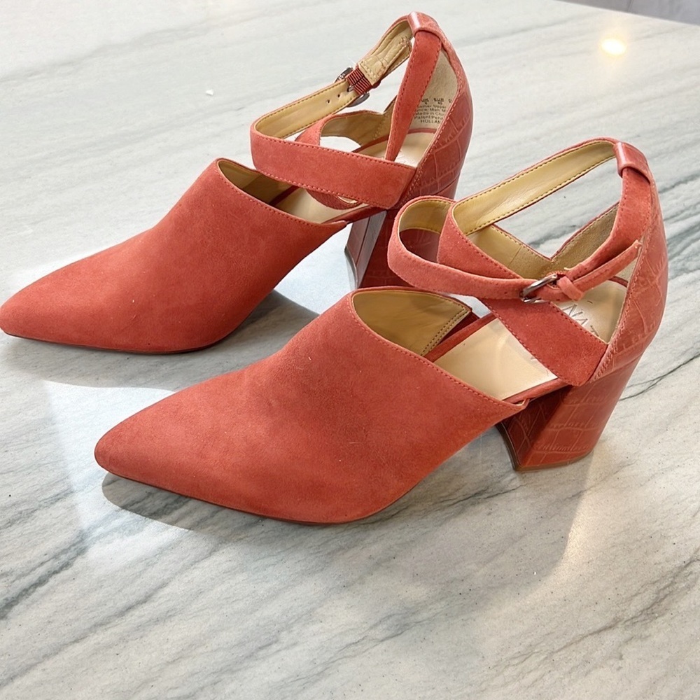 Nwot Naturalizer Women's Holland Pointed Toe Block Heel Desert Clay Size 10 - Picture 14 of 14